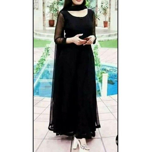 Black Chiffon Dress